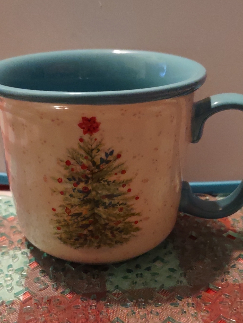 Pioneer Woman Holiday Tree Ceramic Mug